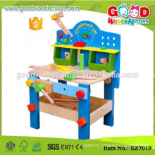 Brand New High Quality Assemble Workbench Toy Boys Wooden Tool Table
